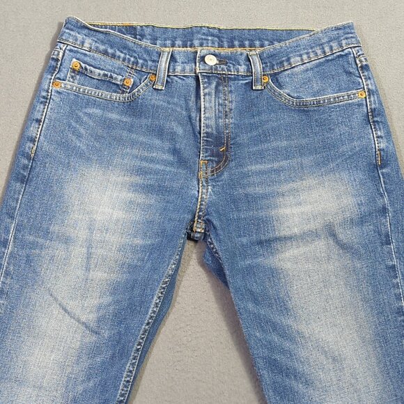 Levi's Jeans Men's 33x30 Fits 32x26 Blue 511 Slim Fit Tapered Leg Denim - Picture 5 of 12